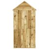 Multidom Záhradná kôlňa na náradie 107x107x220 cm impregnovaná borovica