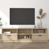 Multidom TV skrinka dub sonoma 150x33,5x45 cm spracované drevo