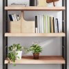 Multidom Nástenná polica 100x60x(2-6) cm neošetrený dubový masív
