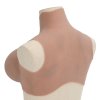 Multidom Silikónové falošné prsia, svetlohnedé, košíky H