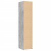 Multidom Vysoká skrinka, betónovo sivá 40x42,5x185 cm, kompozitné drevo