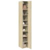 Multidom Úzka úložná skrinka dub sonoma 30x42,5x225 cm kompozitné drevo