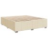 Multidom Posteľný rám boxspring s matracom krémový 180x200 cm látka