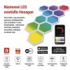 GoSmart LED svietidlo Hexagon, štartovací sada, 10 dielov, 19 W, RGBIC stmievateľné, WiFi