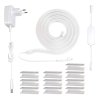 GoSmart Flexibilný LED pásik NEON biely, 3 m, 24 W, RGBIC stmievateľný, WiFi