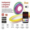 GoSmart Flexibilný LED pásik NEON biely, 3 m, 24 W, RGBIC stmievateľný, WiFi