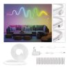 GoSmart Flexibilný LED pásik NEON biely, 3 m, 24 W, RGBIC stmievateľný, WiFi