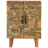 Multidom Ručne vyrezávaná komoda 55x30x75 cm recyklovaný masív