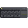 Logitech K400 plus/Bezdrôtová USB/US layout/Čierna
