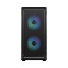 Fractal Design Focus 2 RGB Black TG Clear Tint/Midi Tower/Transpar./Čierna