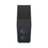 Fractal Design Focus 2 RGB Black TG Clear Tint/Midi Tower/Transpar./Čierna