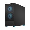 Fractal Design Pop Air RGB Cyan Core TG Clear Tint/Midi Tower/Transpar.