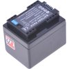 Batéria T6 power Canon BP-727, 2400mAh, 8,6Wh, čierna