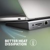 AXAGON HMC-4KX3 USB 5Gbps hub, 3x USB-A, 2x HDMI, DP, RJ-45, SD/microSD, audio, PD 100W, kábel 40cm