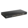 D-Link DXS-1210-28S 24 x 10 G SFP+ portov + 4 x 10 G Base-T portov Smart Managed Switch