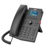 Fanvil X303G SIP telefón, 2,4'' bar.disp., 4SIP, dual Gbit, PoE