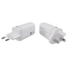 ER POWER 65W GaN sieťový adaptér 2xUSB-C PD/USB-A biely