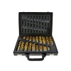 Sada titanových vrtáků HSS do kovu 170ks 1.0 - 10mm KELTIN