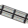 19" patch panel Solarix 48 x RJ45 CAT5E UTP 150 MHz černý 2U SX48-5E-UTP-BK