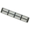19" patch panel Solarix 48 x RJ45 CAT5E UTP 150 MHz černý 2U SX48-5E-UTP-BK