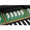 19" ISDN panel Solarix 25 x RJ45 černý 1U SX25-ISDN-BK