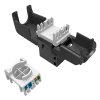 MULTIPACK 24 ks - samořezný keystone Solarix CAT6 UTP SXKJ-6-UTP-BK-SA Component Level a 4PPoE certifikace