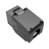MULTIPACK 24 ks - samořezný keystone Solarix CAT6 UTP SXKJ-6-UTP-BK-SA Component Level a 4PPoE certifikace