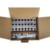 MULTIPACK 24 ks - samořezný keystone Solarix CAT6A STP SXKJ-10G-STP-BK-SA Component Level a 4PPoE certifikace