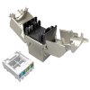 MULTIPACK 24 ks - samořezný keystone Solarix CAT6A STP SXKJ-10G-STP-BK-SA Component Level a 4PPoE certifikace