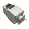 MULTIPACK 24 ks - samořezný keystone Solarix CAT6A STP SXKJ-10G-STP-BK-SA Component Level a 4PPoE certifikace