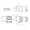 MULTIPACK 24 ks - rychlozařezávací keystone Solarix CAT6A STP SXKJ-10G-STP-BK-NA Component Level a 4PPoE certifikace