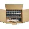 MULTIPACK 24 ks - rychlozařezávací keystone Solarix CAT6A STP SXKJ-10G-STP-BK-NA Component Level a 4PPoE certifikace