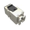 MULTIPACK 24 ks - rychlozařezávací keystone Solarix CAT6A STP SXKJ-10G-STP-BK-NA Component Level a 4PPoE certifikace