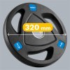 Sada litinových závaží 2x10kg, 51mm, REBEL ACTIVE RBA-2110