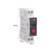 SMART Elektroměr 1F + AC jistič (1-63A) na DIN lištu TONGOU TO-Q-SY2-JWE