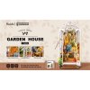 RoboTime 3D puzzle Zarážka na knihy Garden House (dřevěná)