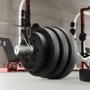 Sada bitumenových závaží 4x5kg, 51mm, REBEL ACTIVE RBA-2138