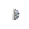Tlačidlo trojité Simon 54 premium modul biele