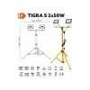 Stojan s LED reflektormi TIGRA S 2x50W 4000K