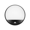 LED svietidlo AGAT 10W,senzor pohybu, IP54, 4000K, čierne