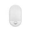 LED svietidlo NEFRYT, 10W, senzor pohybu, IP54, 4000K, biele
