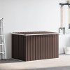 Multidom Záhradný úložný box hnedý 171x99x93 cm