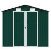 Multidom Záhradná kôlňa zelená 205x129x183 cm pozinkovaná oceľ