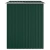 Multidom Záhradná kôlňa zelená 205x129x183 cm pozinkovaná oceľ