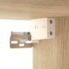Multidom Nástenné skrinky 2 ks dub sonoma 102x30x20 cm spracované drevo
