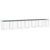 Multidom Klietka pre kurčatá strecha antracitová 603x98x90 cm poz. oceľ