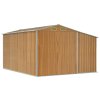 Multidom Záhradná kôlňa svetlohnedé 277x365,5x179 cm pozinkovaná oceľ