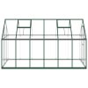 Multidom Skleník so základovým rámom zelený 334x169x195 cm hliník
