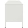 Multidom TV skrinka biela 100,5x39x50,5 cm oceľ