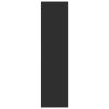 Multidom Šatník čierny 80x50x200 cm kompozitné drevo